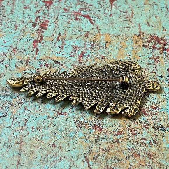 Mid-Century Style Snow on Tree Brooch - Picture 3 of 4